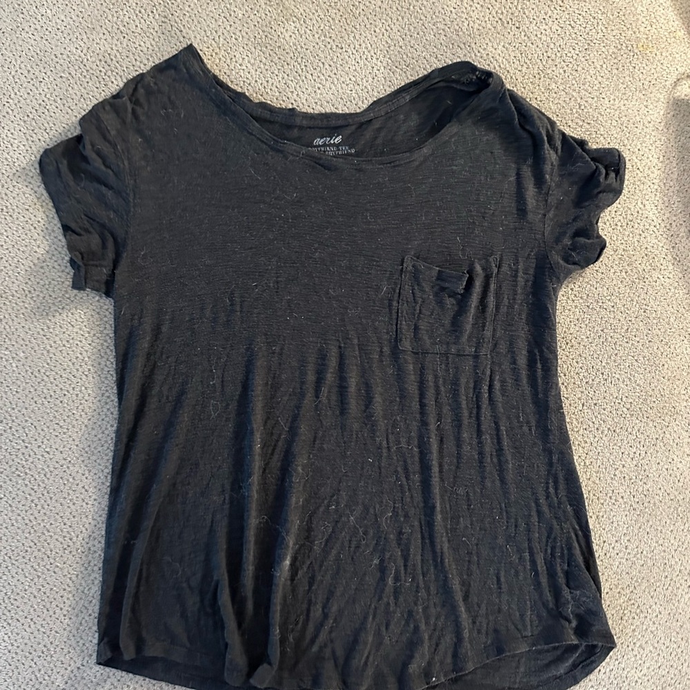 Comfy black oversized shirt